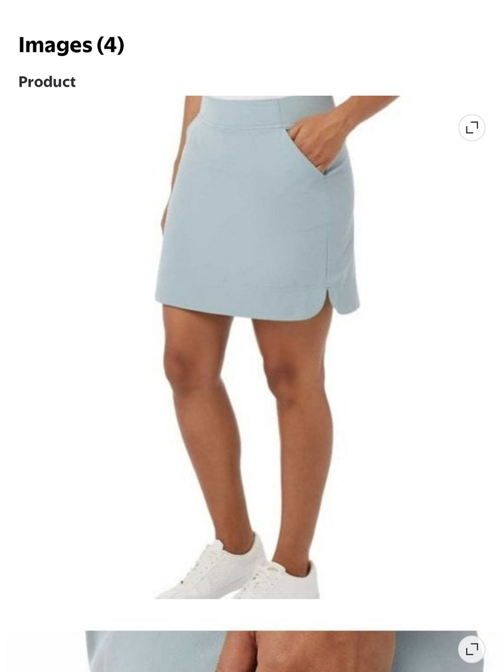 32 Degrees Silver Blue Women's Mini Skirt